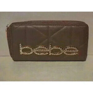 bebe Women's Wallet Brown‎